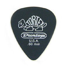 Dunlop 피크 Tortex Pitch Black Standard 0.6mm [488R.60] (72개 한봉지)